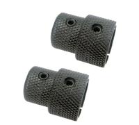 2 Uds. Perilla De Volumen De Tono De Guitarra De Metal, Tapa Con Botón Para Potenciómetro, Botón De Perilla De Doble Capa Para Piezas De Guitarra Piezas de Guitarra Accesorios de Repuesto (Color : Bl