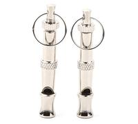 2 Uds Perro, Perro, Silbato de Acero Inoxidable para 2 Uds Acero ónico Portátil Er S Paloma y Ayuda Al Comportamiento Herramienta S Pájaros