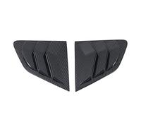 2 Uds., Persiana Ventana Trasera Panel Obturador Cubierta Ventilación Lateral Embellecedora para Nissan para Qashqai J11 para Rogue Sport 2015-2020 FRTRGVUVXP(Carbon Black)