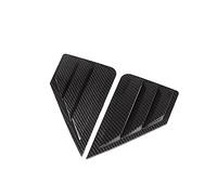 2 Uds., Persiana Ventana Trasera Panel Obturador Cubierta Ventilación Lateral Embellecedora para Toyota para CHR C-HR 2016-2021 FRTRGVUVXP(Carbon Texture)