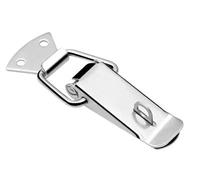 2 uds. Pestillo de palanca con resorte, Clips abrazadera captura acero inoxidable for cajón/caja herramientas/armario/caja(5103B 70KG)