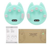 2 Uds Piano Dedo Exerciser Cómodo Mango Mano Power Trainer Dedo Presionar Postura Corrección Herramienta para Guitarra Piano