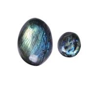 2 Uds Piedra Lunar Azul Regalo Piedra De Cristal Decoración De Piedra Accesorios De Meditación Decoración Del Hogar