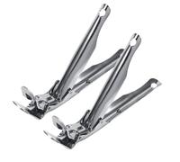 2 uds. Pinza de agarre multifuncional, abrazadera antiescaldaduras, manija de servicio pesado, pinza para sartenes de freidora de aire para cocinar y hornear