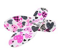 2 uds.Plantillas de zapatos de látex Plantillas de zapatos Almohadilla de zapatos transpirable Insertos de suela de zapatos para niños para niños(Corazón)