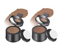 2 uds polvo de retoque de raíz a prueba de viento corrector de rayita a prueba de sudor para mujeres hombres adelgazamiento del cabello