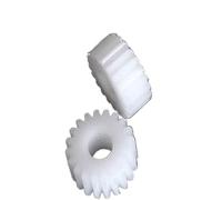 2 uds. POM 1 módulo 10 11 12 13 14 15 16 17 18 19 dientes engranaje de nailon plástico 5 Mm 6mm 6,35 7 8 9 10mm diámetro del agujero engranaje(5mm,12 Teeth)