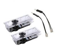 2 uds. Proyector de Logo de Puerta para X1 X3 X5 X7 Serie E90 E91 E92 E93 | Compatible con BMW Sin Cableado Fácil Instalación Resistente a la Intemperie Proyección Nítida Luz de Bienvenida de Puerta