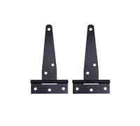 2 uds pulgadas en forma de T bisagra cobertizo servicio ligero hierro a prueba herrumbre, correa puerta con bisagras antiguas, granero, Cerniera Hardware(6 Inch)