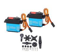 2 uds QY3235MG engranaje de Metal de alta velocidad 35kg Servo Digital de alto par para Scx10 1:8/1:10 RC coche Robot