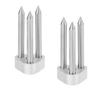 2 Uds Repuesto de Tenedor para Pelador de Manzanas, Accesorios para Pelador de Manzanas Repuesto de Tenedor para Pelador y Descorazonador de Manzanas de Acero Inoxidable
