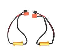 2 Uds Resistencia De Carga LED, H7 50W 12-15V Luz Antiniebla LED Decodificador Sin Errores, Faro De Coche Automático Cancelador Antiparpadeo Para Modificación De Coche