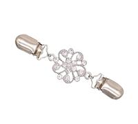2 uds Retro Metal Cardigan Clip suéter for mujer chal chaleco Top niñas bufanda for Jersey titular anillo broches for joyería(3)