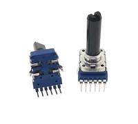2 uds RK12 142 tipo B50K potenciómetro B503 doble Vertical 6 pines D longitud del eje 23mm altura 30mm(100K Ohm)