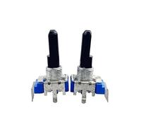 2 uds RK12 tipo W50K potenciómetro de volumen mezclador de doble enlace de una sola de 6 pines