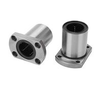 2 uds rodamientos lineales con brida, piezas de repuesto de rodamientos lineales diámetro interior 30mm para eje de movimiento lineal Cnc