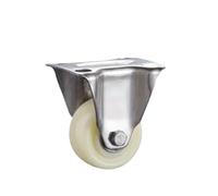 2 Uds Ruedas De Acero Inoxidable 304 Rueda De Nailon Rodamiento De Alta Carga Sin Óxido for Ambiente Húmedo Industrial(Directional,2 inch)