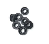 2 uds sello de aceite del eje NBR TC-6 * 12 * 13 * 15 * 16 * 17 * 18 * 19 * 20 * 22 * 25 * 26 * 30 * 31 * 34 * 35 * 4/5/6/7/8 doble labio cubierto de goma con resorte de liga(6x15x4mm 2pcs)