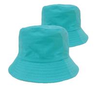 2 Uds Sombrero Con Forma De Cubo For Hombres Y Mujeres Al Aire Libre Plegable Gorra Pescador Portátil Para Hombre y Mujer(Light green)