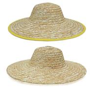 2 uds sombrero de paja grande for agricultores ala ancha sol agrícola a prueba viaje for hombre sitio construcción pesca Para mujer