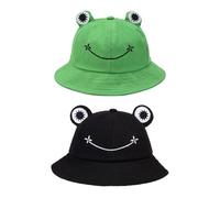 2 Uds Sombrero De Rana, Sombrero De Animales De Dibujos Animados, Sombrero Para El Sol, Lindo Sombrero De Pescador, Sombrero De Pesca, Sombrero Para El Sol Para Mujer