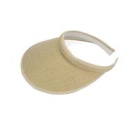 2 uds. Sombreros de Sol a la Moda for Mujer, Gorras Verano con Estilo Clip portátiles, compatibles sombrilla for Deportes al Aire Libre(Beige)