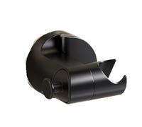 2 uds soporte de ducha 360 cabezal autoadhesivo ajustable, con ventosa accesorios baño Para BañO(Black)