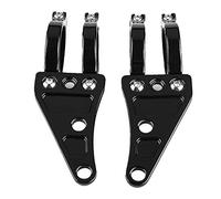 2 uds soporte de montaje de faro de horquilla Universal 35mm-41mm soporte de horquilla ajustable para motocicleta soporte de lámpara de cabeza de faro