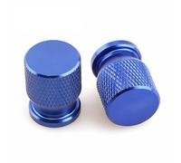 2 uds Tapas de Válvula de Neumático para Suzuki V-Strom V Strom DL650 DL650 Vstrom XT 2011-2023, Tapones Rueda Coche Cubierta de neumático de Rueda, Aluminio,Blue