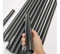 2 uds tubo de fibra de carbono 3K OD*ID 33 * 30mm,34 * 29mm,34 * 30mm,34 * 32mm,longitud 500mm brillo plano/mate plano/sarga brillante/sarga mate Tubo cuadrado de fibra de carbono(34x29mm-Twill Matt)