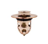 2 uds Universal Cobre Pop-Up Rebote núcleo Lavabo Filtro de Drenaje recogedor Pelo tapón baño Herramienta Cocina para Fregadero(Gold)