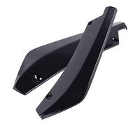 2 Uds Universal Parachoques Trasero Labio Ángulo Divisores Difusor del Coche De Divisor Alerón Protector contra Arañazos Alerones Traseros(Negro Brillante)