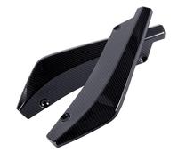 2 Uds Universal Parachoques Trasero Labio Ángulo Divisores Difusor del Coche De Divisor Alerón Protector contra Arañazos Alerones Traseros(Aspecto de Carbono)