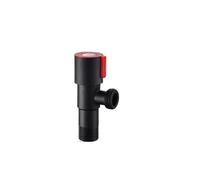 2 uds válvula de ángulo llenado baño bidé esquina accesorios grifo caliente frío cocina acero inoxidable Para Grifo De Baño(Red)