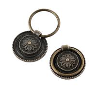 2 uds Vintage 30mm gabinete cajón alacena tirador perilla manijas de puerta hogar Hardware aleación Zinc(Antique Bronze)