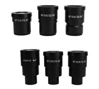2 uds WF10X WF20X WF15X WF25X Ocular de Punto Alto for microscopio estéreo, Piezas o Accesorios for microscopio Ocular(2PC WF10X 22mm)