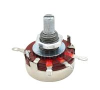 2 uds WTH118 2W 1A potenciómetro 1K 2,2 K 4,7 K 10K 22K 47K 100K 470K 1M WTH118-2W potenciómetro cónico giratorio de carbono de eje redondo(100K Ohm)