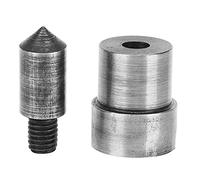 2 uds y máquina perforadora de presión, herramienta de metal resistente, molde de ojal HSpring, sujetador a presión, troquel de botón para presionar a mano(5.0mm)