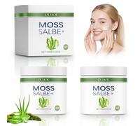 2 Ungüentos de Musgo Plus de 100 g, galardonado ungüento de musgo para rostro y arrugas, ungüento de musgo reparador activo, crema antiarrugas, ungüento de musgo de efecto instantáneo para rostro