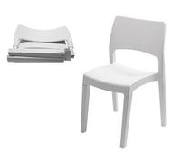 2 Unid Sillas De Resina KLIK KLAK CN.50x51xH82
