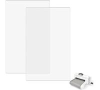 2 unidades / 1 par de almohadillas de corte de plástico de policarbonato transparente, compatibles con máquinas BSP y BS Switch Plus, placas de manualidades en relieve (15 x 8.75 x 0.12 pulgadas)