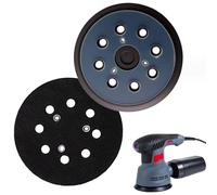 2 Unidades 125mm Plato de Lija 8 Agujeros para Makita BO5010, BO5030K, BO5031K, BO5041K, BO5042 DeWalt 151281-08 DW420 DW4388 Almohadillas de Lijadora Orbital Base Klett Repuesto