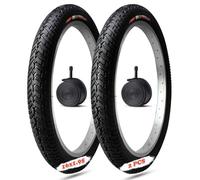 2 UNIDADES 16x1.95 Neumático de bicicleta de 16 pulgadas, Repuesto para BMX Bici Ciudad Cruiser con diseño antideslizante resistente al desgaste(TIRE AND TUBE)