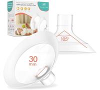 2 Unidades 24mm de material suave para sacaleches Medela, borde Softflex de ángulo ancho de 105°, especialmente diseñadas para Pump in Style, Symphony, Freestyle, Sonata, Maxflow, Signature Pro