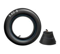 2 unidades 3.50-8 Manguera con válvula curva TR-87, neumáticos para cortacésped, manguera 350-8, compatible con cortacésped, carretillas, remolques de jardín, llantas Gokarts-8 pulgadas