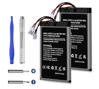 2 unidades 4000 mAh PS4 controlador batería actualización alta capacidad PS4 Pro batería de repuesto para Sony Playstation 4 Dualshock 4 V1 V2 controlador CUH-ZCT2 CUH-ZCT2E CUH-ZCT1E CUH-ZCT1U con