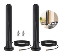 2 Unidades 5G LTE Antena Amplificador de Señal 12 DBi Base Magnética con Cable 3M, Omnidireccional SMA TS9 Conector para Interior/Exterior 3G/4G/5G/GSM/GPRS Router IoT Gateway Smart Home