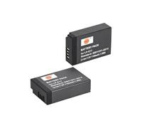 (2 unidades) 7,2 V 1100 mAh LP-E17 DSTE - Batería de ion de litio para Canon EOS M3, M5, 8000D, 9000D, Kiss X8i, Rebel T6i, Rebel T6s Digital SLR Cámaras