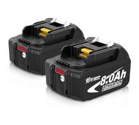 [2 unidades] 8000mAh /8.0Ah Reemplazo para Makita Batería 18V BL1860B BL1860 BL1850B BL1850 BL1840B BL1830B BL1830 194205-3 194204-5 LXT-400 Adecuado para herramientas eléctricas inalámbricas