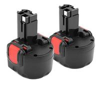 (2 Unidades) 9.6V 4.8Ah Ni-MH de Repuesto para Bosch 9.6V BAT048 | PSR 960, BAT100, BAT119, BPT1041, 2607335272, 2607335461, GSR 9.6VE-2, GSR 9.6-2, 23609, 32609-RT